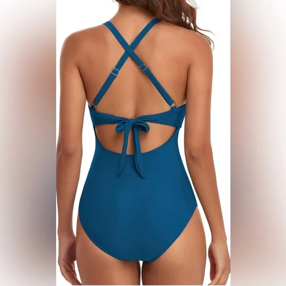 NWT Eomenie Women's One Piece Swimsuits Tummy Control Size XL - Picture 3 of 6